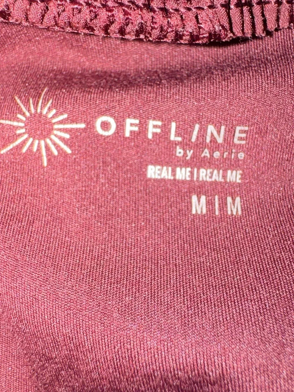 OFFLINE by Aerie Real Me High Waisted Smocked Flowy Shorts Mauve Size Medium